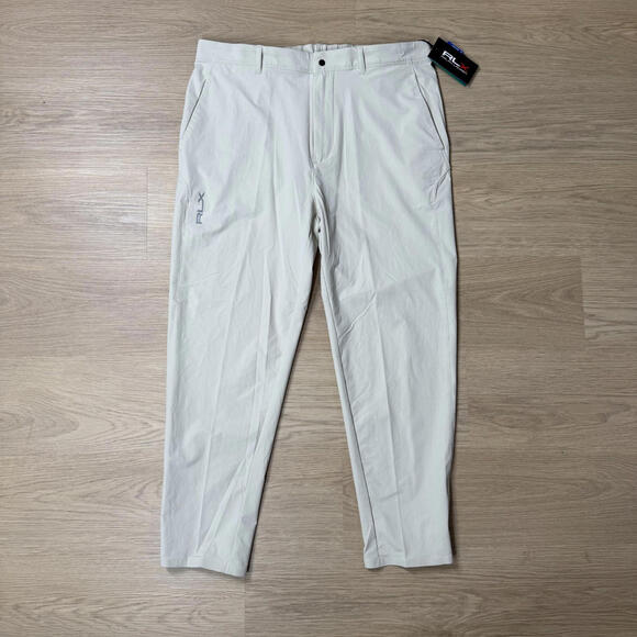 RLX Ralph Lauren Golf Pants Lightweight Wicking Sand Nylon Men's Size 34x30